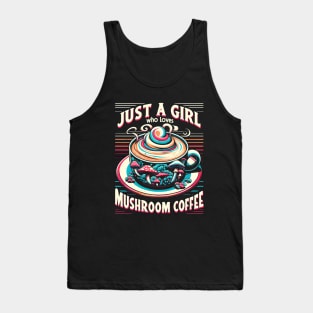 Mushroom Coffee Tank Top